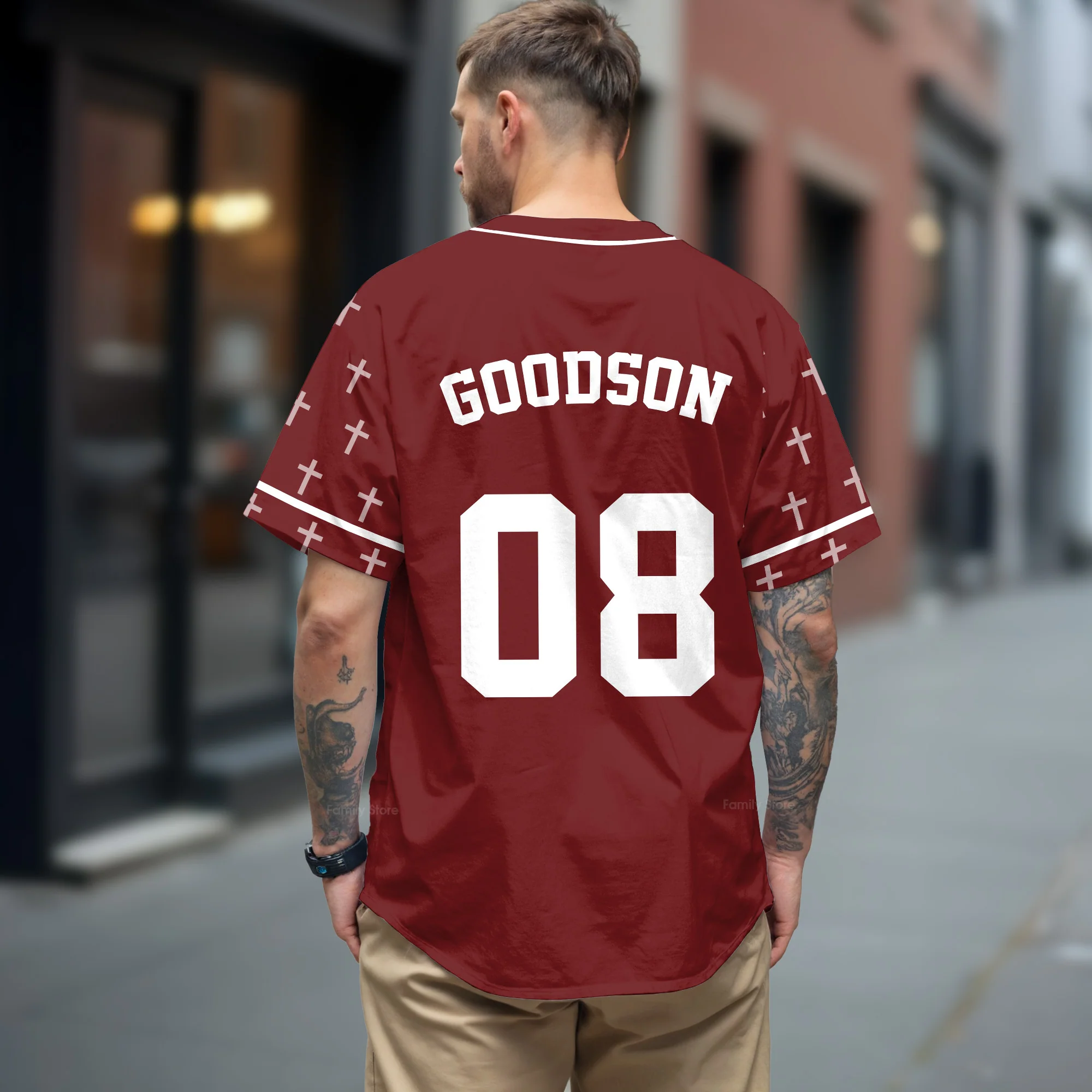 Man Of God Baseball Jersey - Christant Gift For Him - Image 3