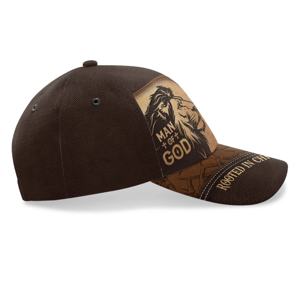 Man Of God - Personalized Classic Cap - Christian Gift For Man BA01 - Image 4