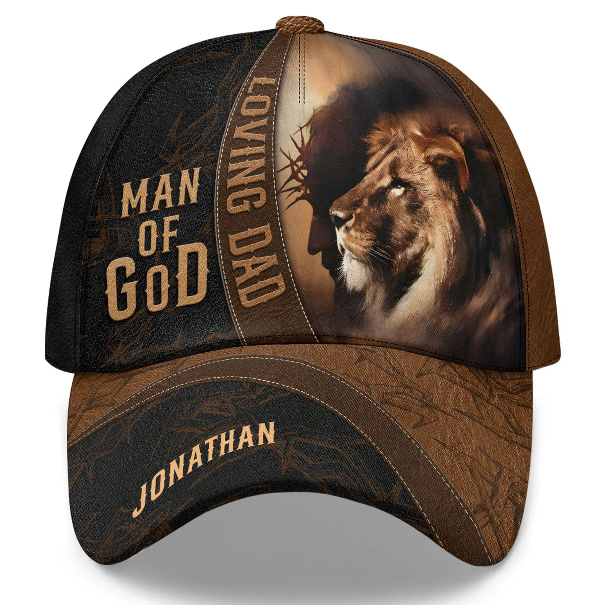 Man Of God - Personalized Classic Cap - Gift For Dad, For Grandpa HL128