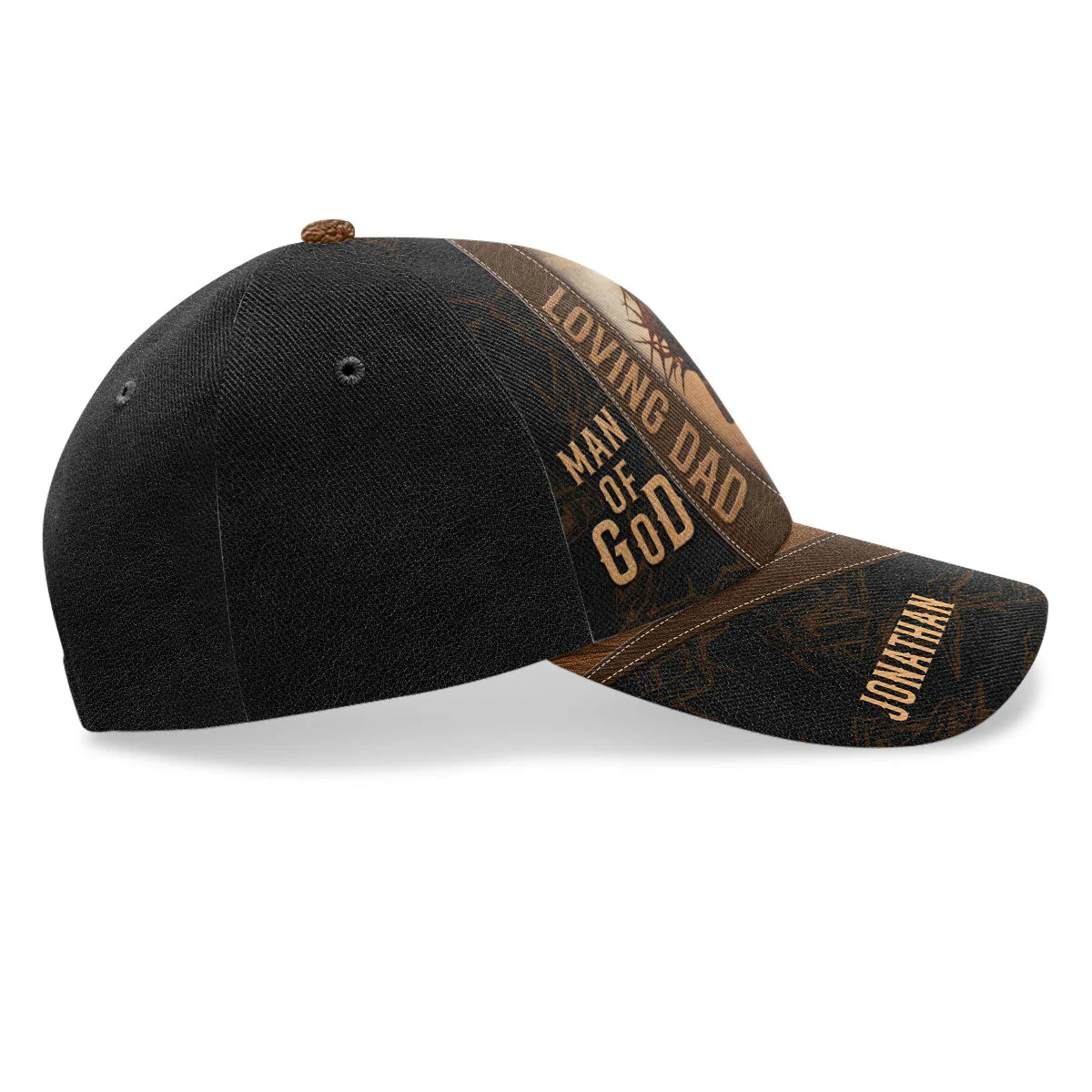 Man Of God - Personalized Classic Cap - Gift For Dad, For Grandpa HL128 - Image 4