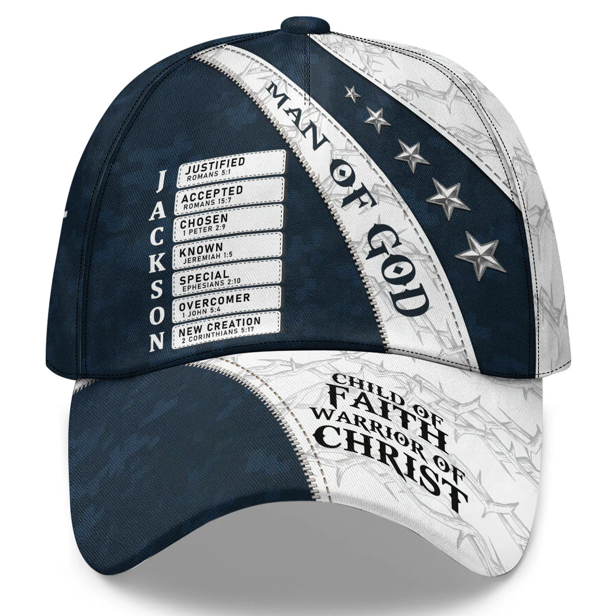 Man Of God - Personalized Classic Cap - Gift For Him HL128