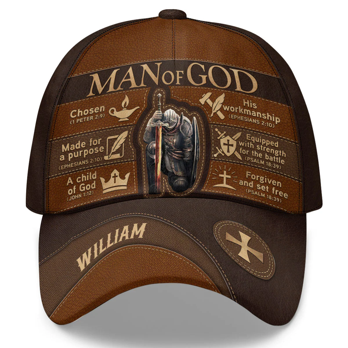 Man Of God - Personalized Classic Cap HL128