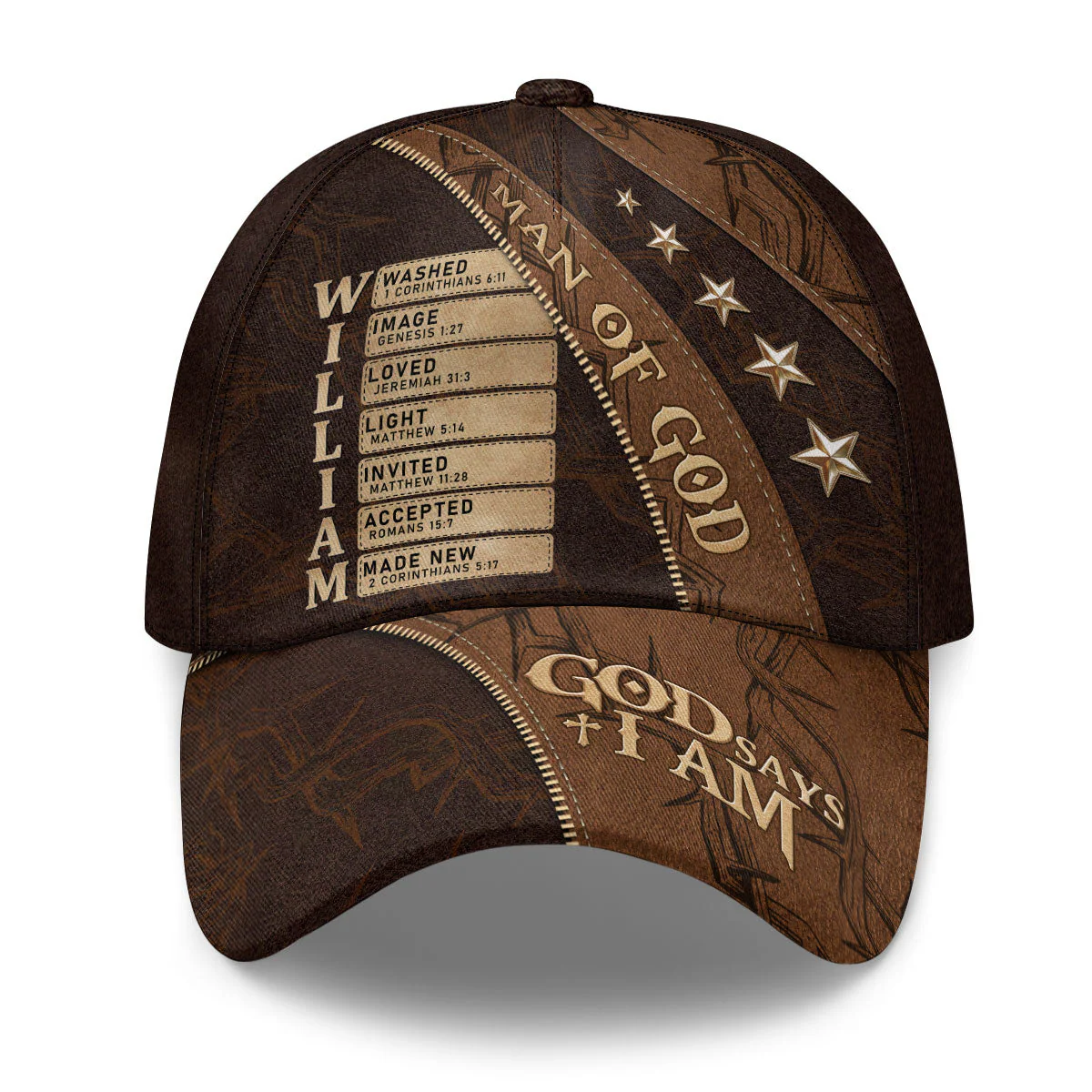 Man Of God - Personalized Classic Cap TD118 - Image 3