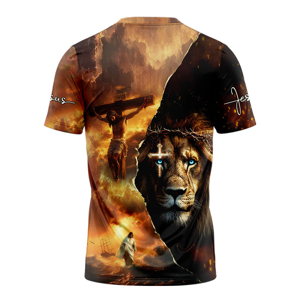 Man Of God Redeemed Strength 3D TShirt - Image 2