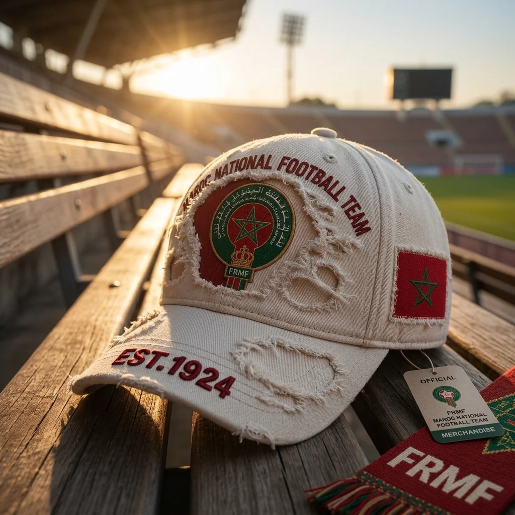 Maroc National Football Team Distressed - Classic Cap - Gifts For Football Lovers, Sports Fans - Image 3