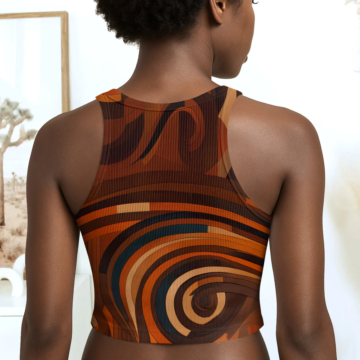 Melanin Harmony - Personalized Leggings & Crop Tank Top HN02 - Image 3