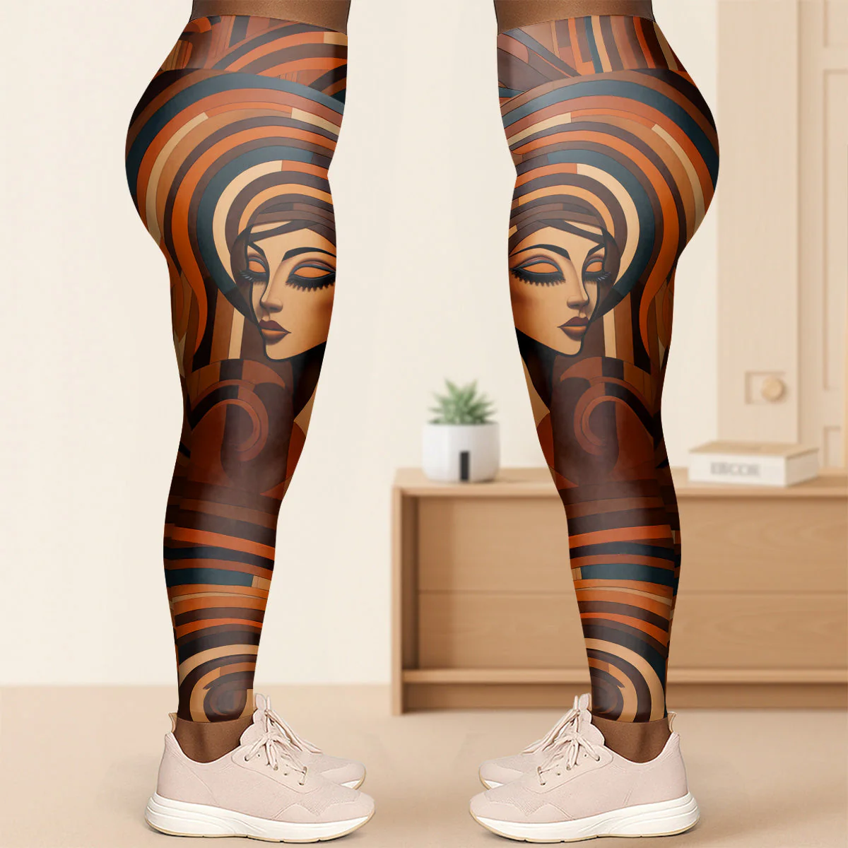 Melanin Harmony - Personalized Leggings & Crop Tank Top HN02 - Image 5