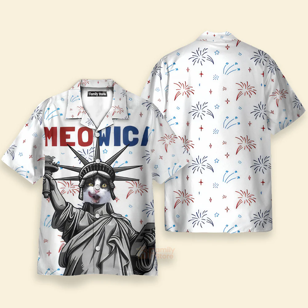 Meowica - Gift For Pet Lovers - Personalized Photo Hawaiian Shirt NH96 CU4062104 - Image 2