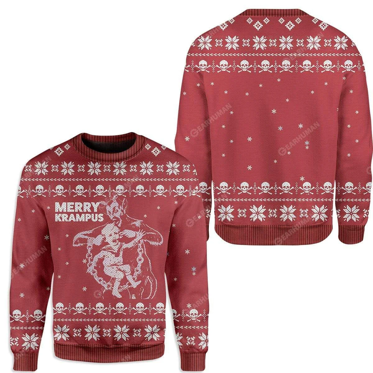 Merry Krampus - Funny Ugly Sweatshirt - Best Gift For Christmas - Image 2