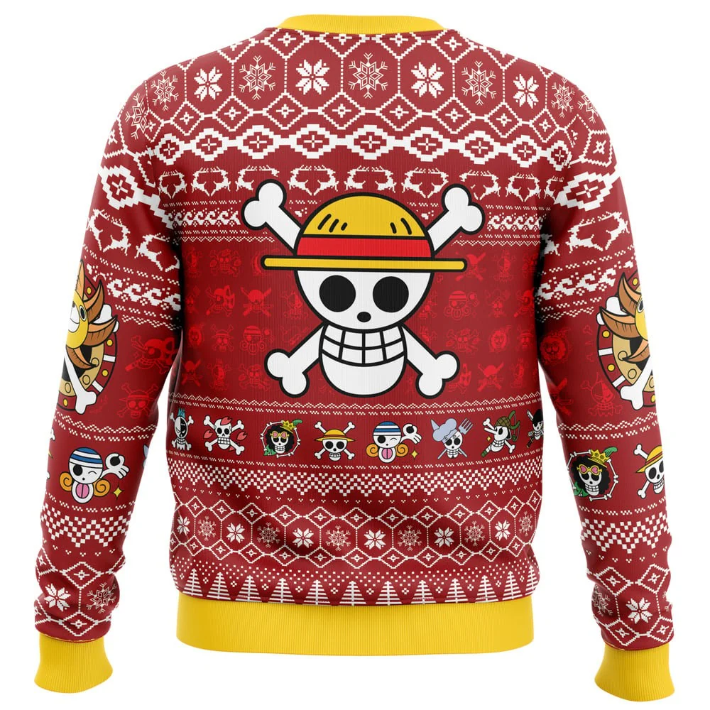 Merry Mugiwara Pirates OnPi Pirate Adventure - Personalized Ugly Sweatshirt - Gift for Dad, Grandpa, Husband CL11 NH96 - Image 2