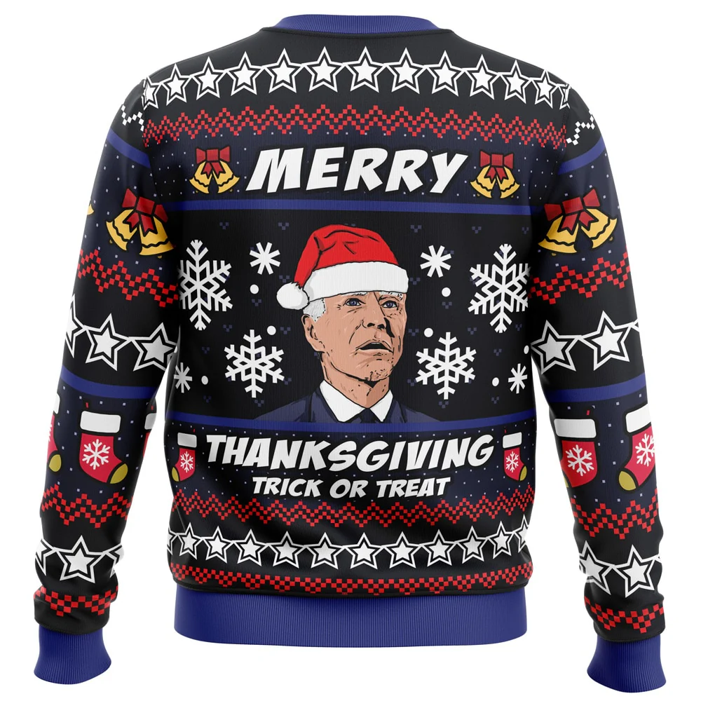 Merry Thanksgiving - Ugly Christmas Sweater - Funny Gifts | HH01 - Image 2