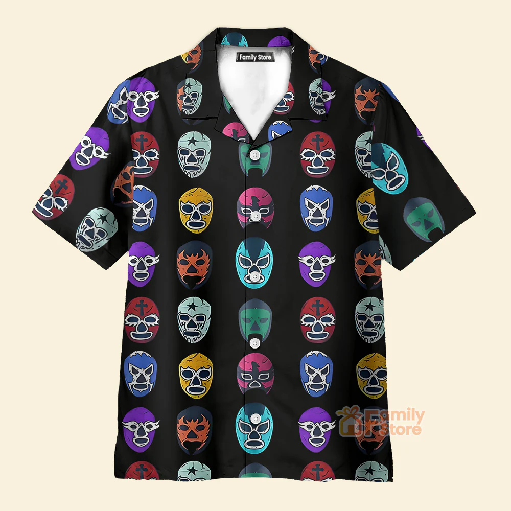 Mexican Culture Traditional Masks - Hawaiian Shirt
