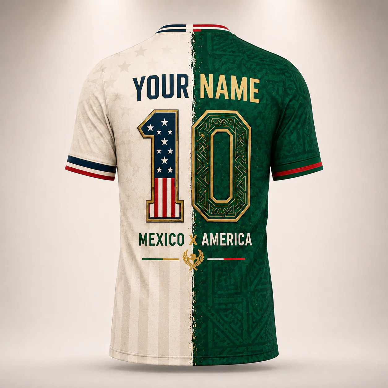 Mexico And America Global Football Championships 2026 - Personalized Soccer Jersey - Gifts For Football Lovers, Sports Fans - Image 4