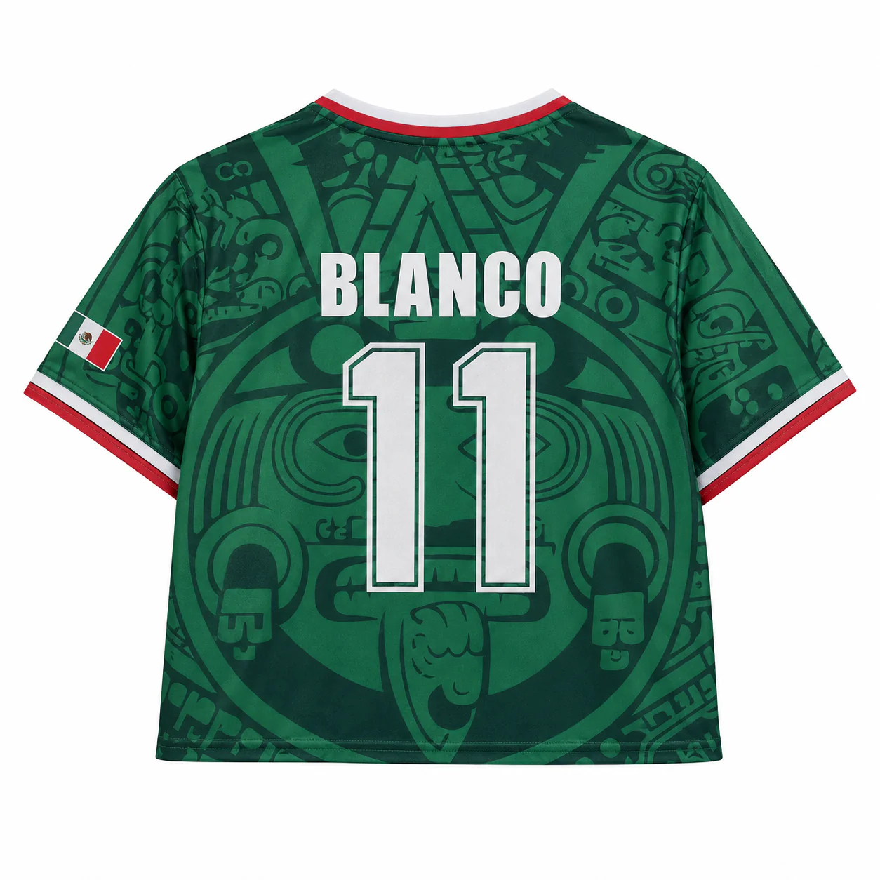 Mexico Authentic 1998 World Football - Personalized Soccer Jersey Crop Tee - Birthday Gifts For Football Lovers, Sports Fans, Sports Lovers - Image 5