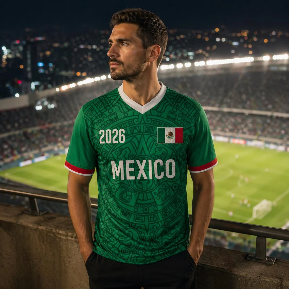 Mexico Football Team 2026 World Soccer Cup - Personalized Soccer Jersey - Gifts For Soccer Lovers, Sport Fans - Image 3