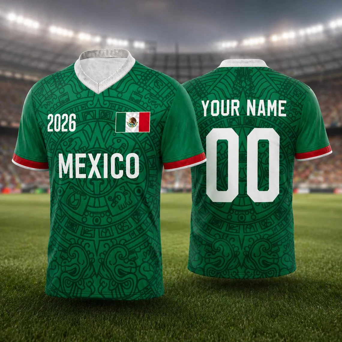 Mexico Football Team 2026 World Soccer Cup - Personalized Soccer Jersey - Gifts For Soccer Lovers, Sport Fans - Image 4