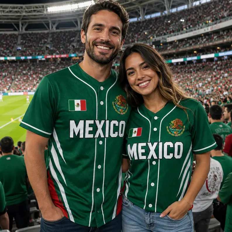 Mexico Football Team Global Championships 2026 - Personalized Baseball Jersey For Adult, Kid - Gifts For Soccer Lovers, Sport Fans - Image 4