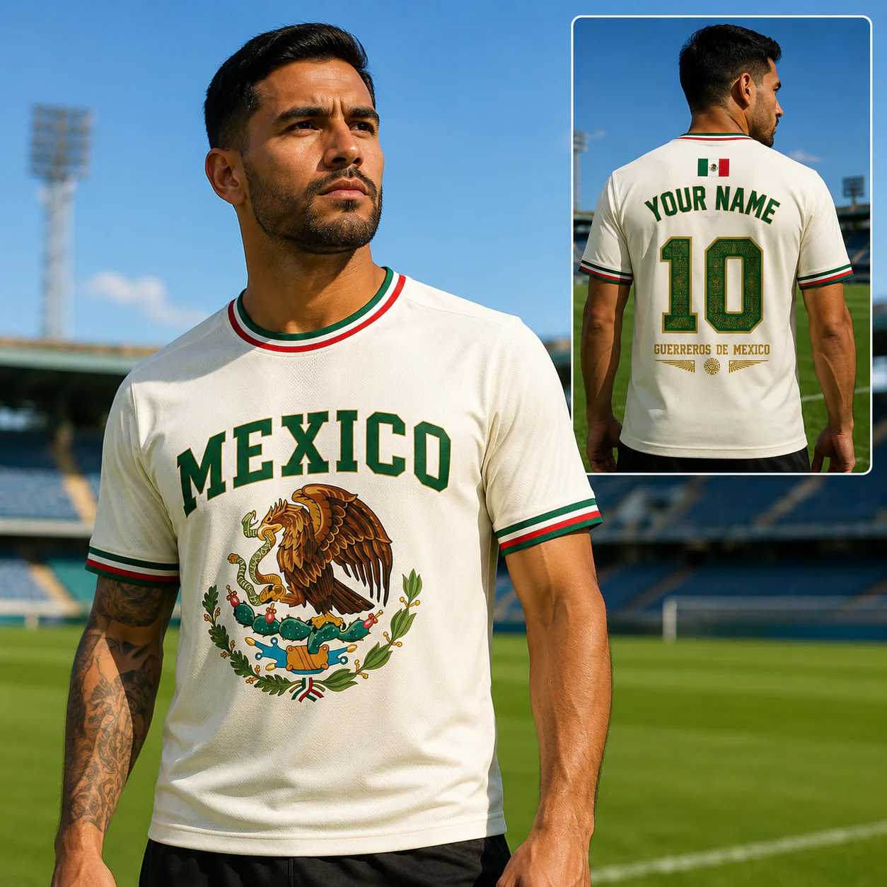 Mexico Soccer 2026 - Personalized Soccer Jersey - Birthday Gifts For Football Lovers, Sports Fans, Sports Lovers