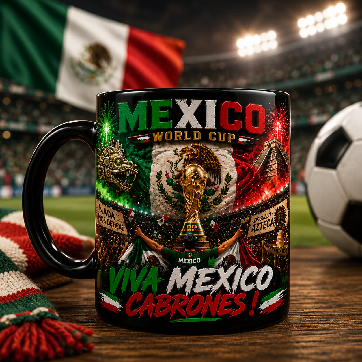 Mexico Soccer Championship 2026 - Accent Mug - Gifts For Football Lovers, Sports Fans, Sports Lovers