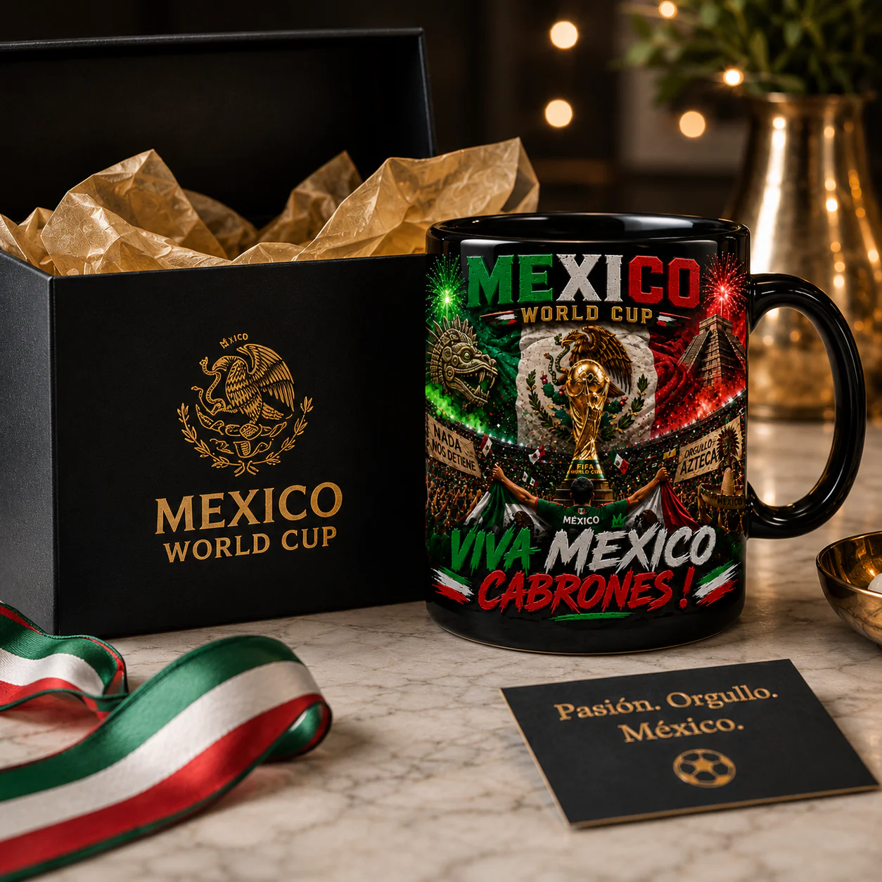Mexico Soccer Championship 2026 - Accent Mug - Gifts For Football Lovers, Sports Fans, Sports Lovers - Image 3