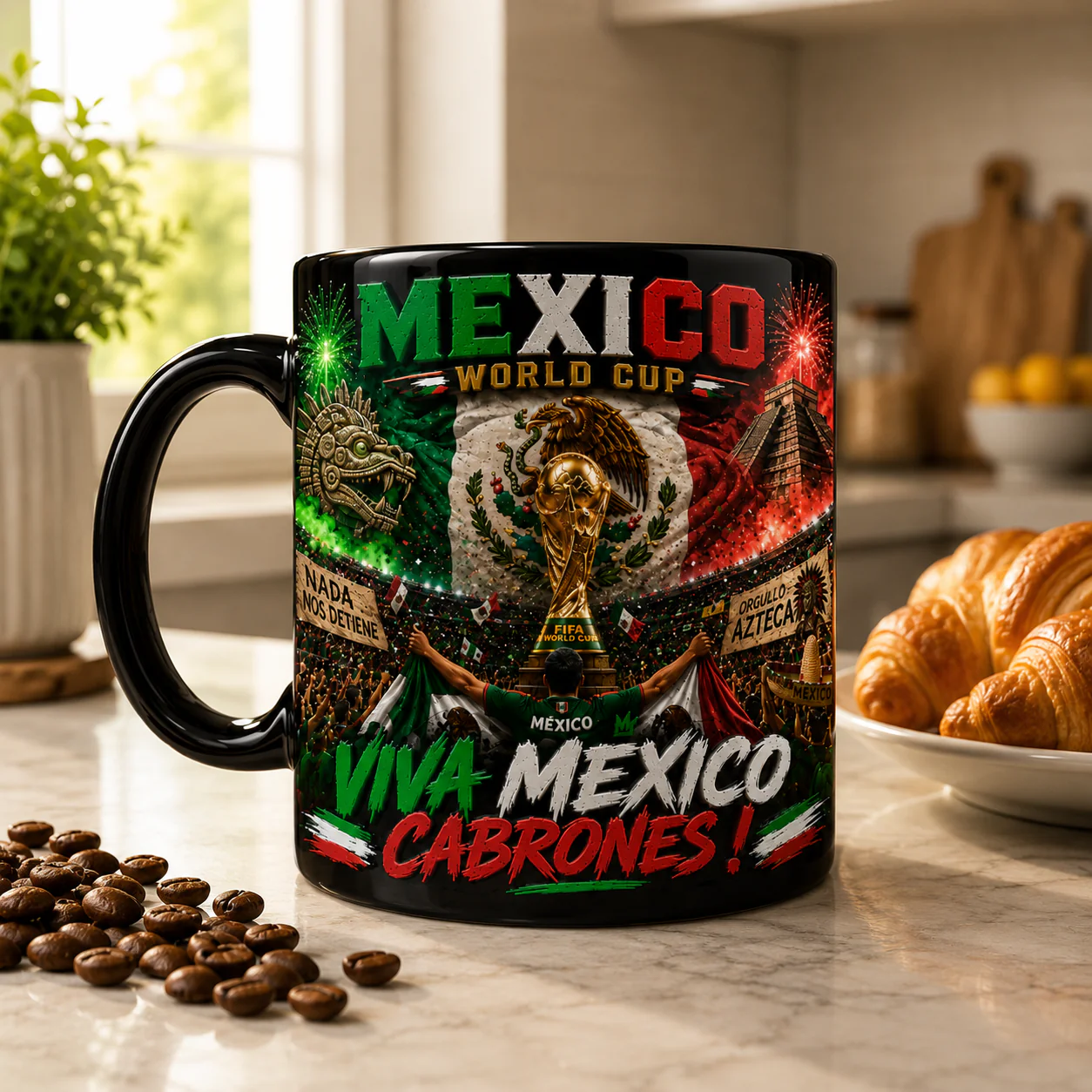 Mexico Soccer Championship 2026 - Accent Mug - Gifts For Football Lovers, Sports Fans, Sports Lovers - Image 4