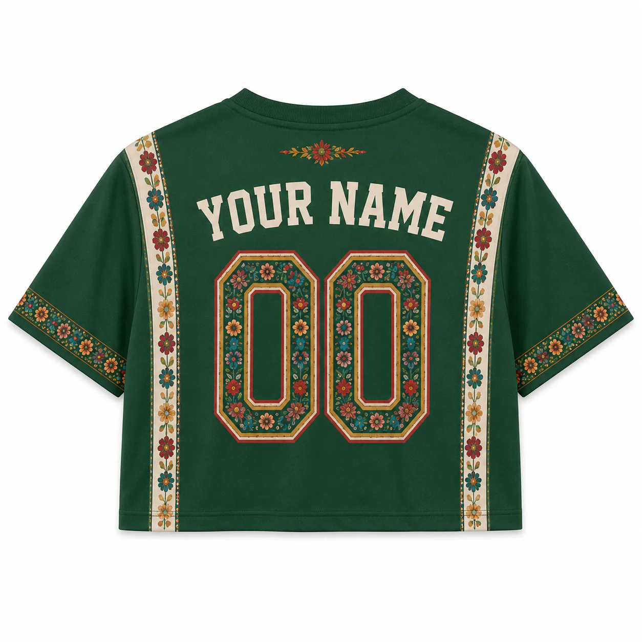 Mexico Soccer Championship 2026 - Personalized Jersey Crop Tee - Birthday Gifts For Football Lovers, Sports Fans, Sports Lovers - Image 5