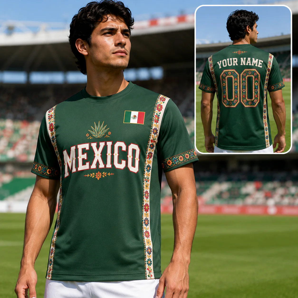 Mexico Soccer Championship 2026 - Personalized Soccer Jersey - Birthday Gifts For Football Lovers, Sports Fans, Sports Lovers