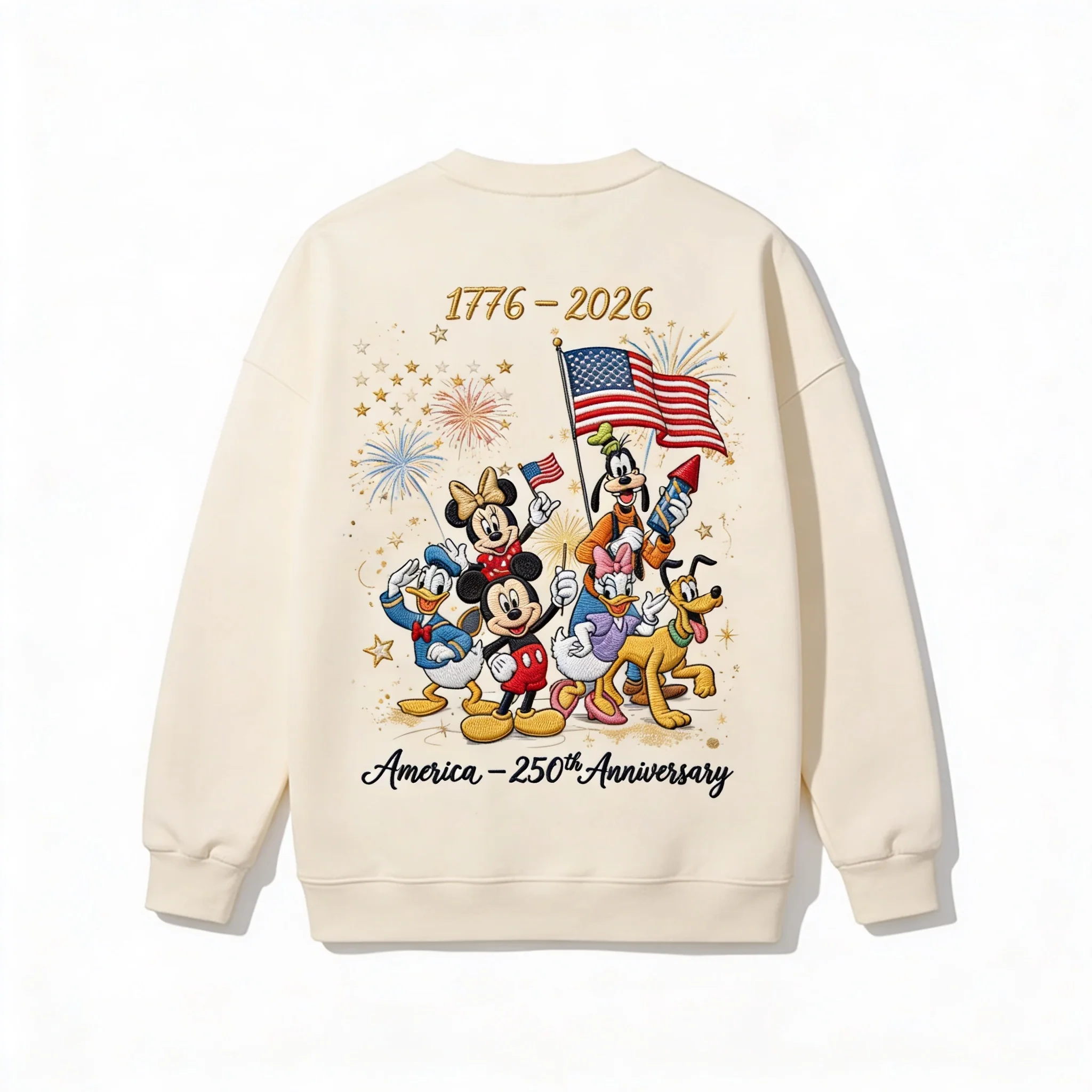MkMo 250th Anniversary Magical Mouse With Friends - Personalized All Over Shirt - Independence Gift For Patriots, Movie Fans - Image 4