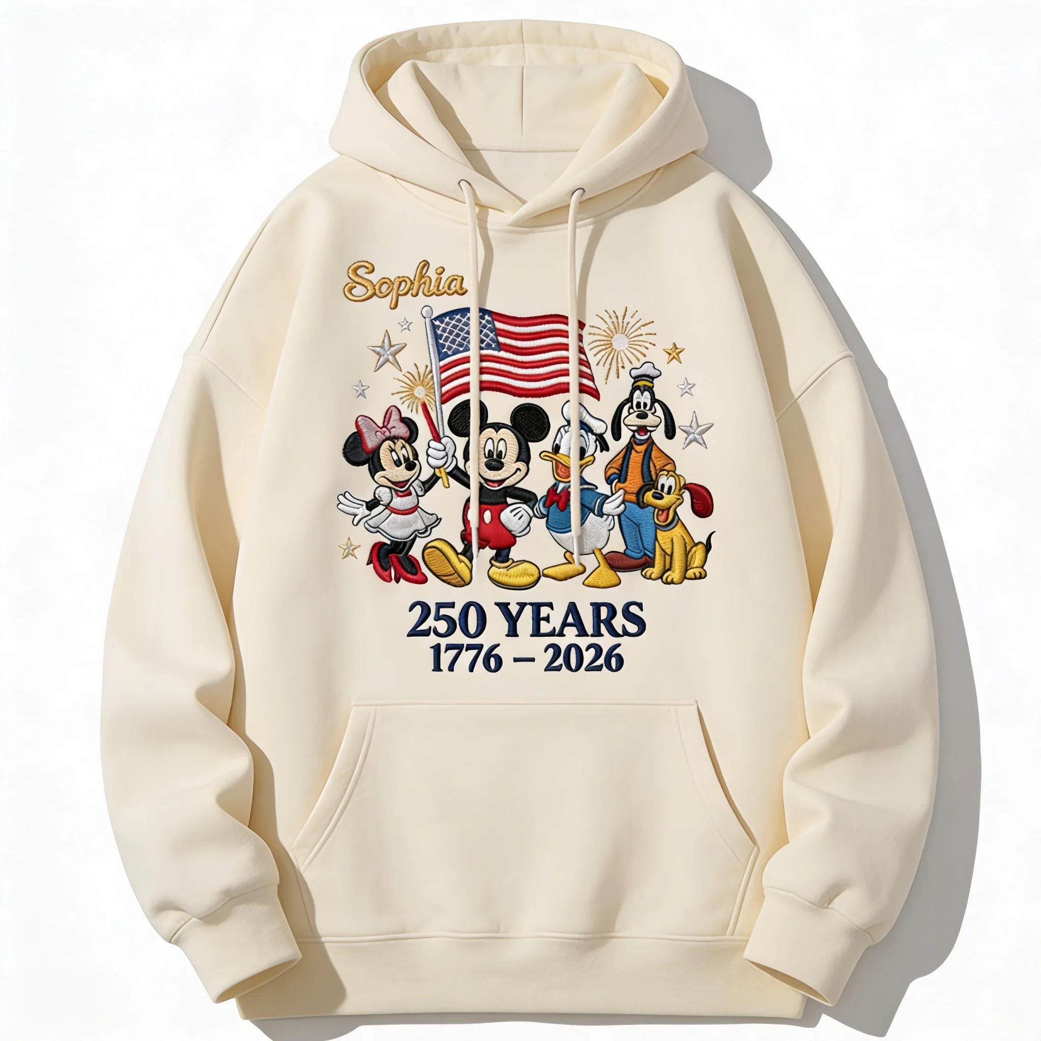 MkMo 250th Anniversary Magical Mouse With Friends - Personalized All Over Shirt - Independence Gift For Patriots, Movie Fans - Image 5