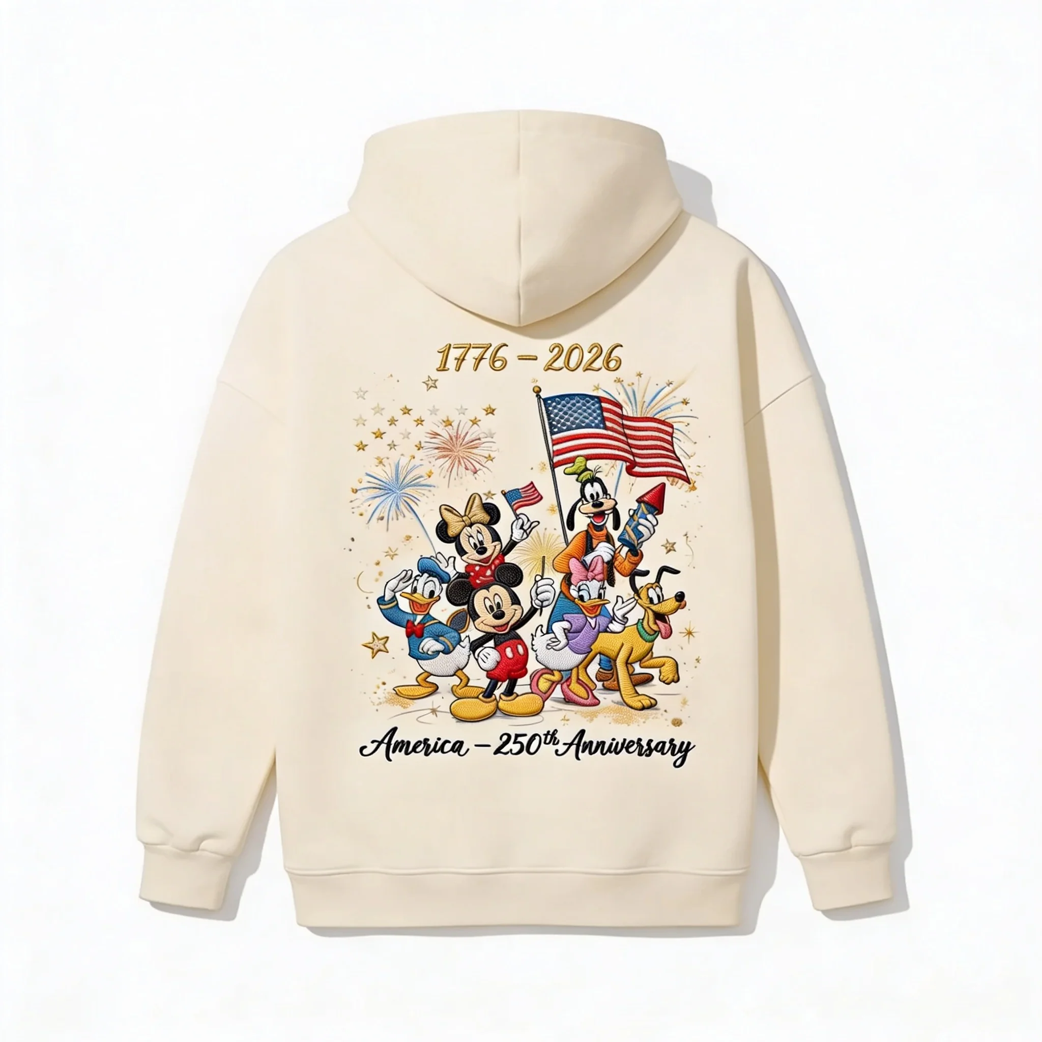 MkMo 250th Anniversary Magical Mouse With Friends - Personalized All Over Shirt - Independence Gift For Patriots, Movie Fans - Image 7