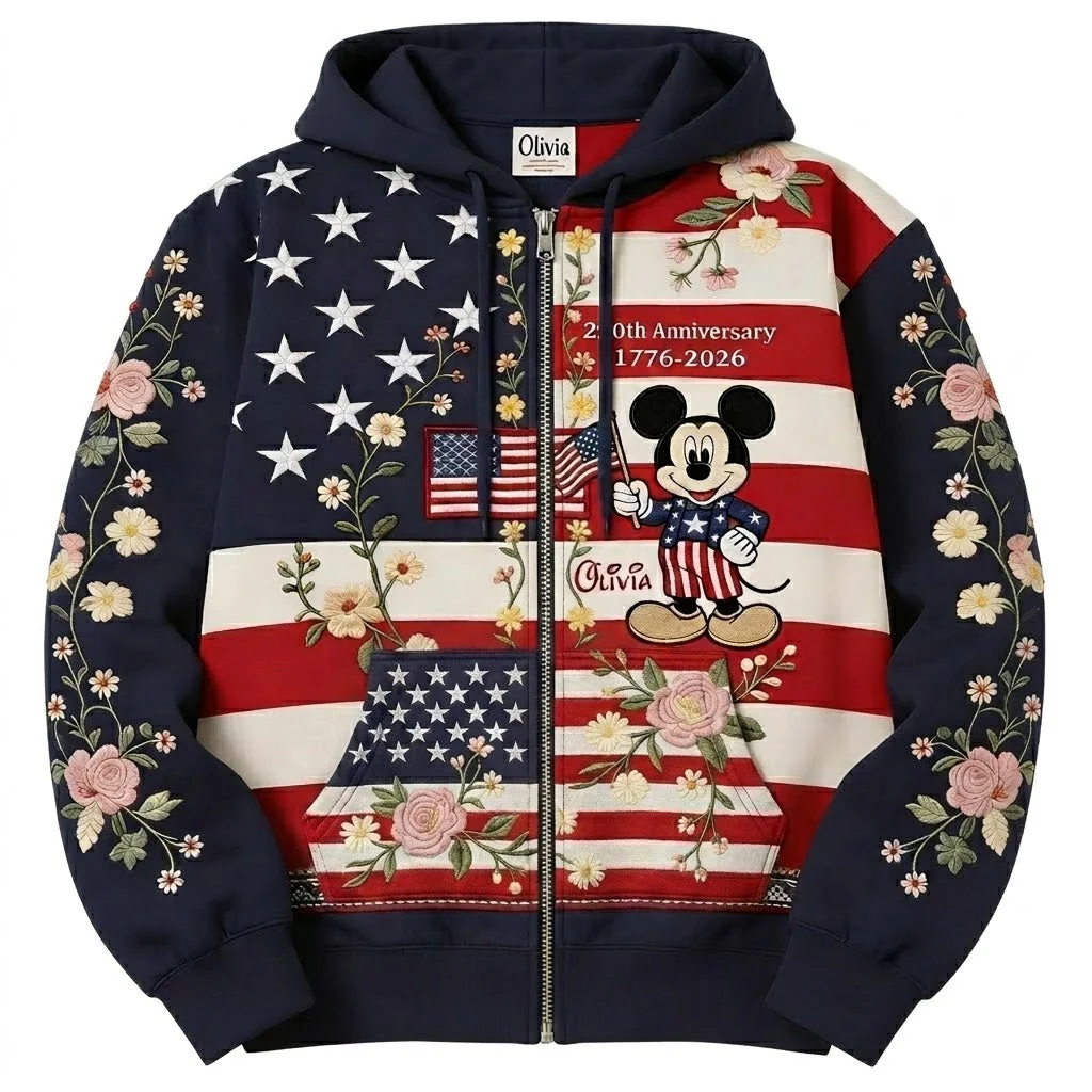 MkMo 250th Anniversary With American Mouse - Personalized All Over Shirt - Independence Gift For Movie Fans - Image 5
