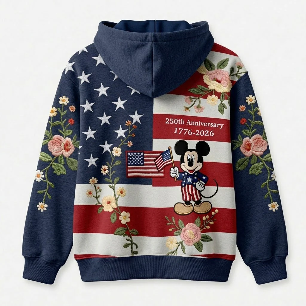 MkMo 250th Anniversary With American Mouse - Personalized All Over Shirt - Independence Gift For Movie Fans - Image 7