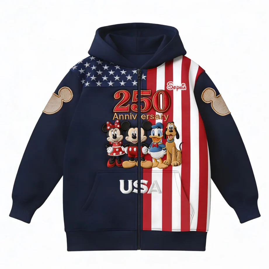 MkMo 250th Anniversary With Funny Friends - Personalized All Over Shirt - Independence Gift For Movie Fans - Image 5