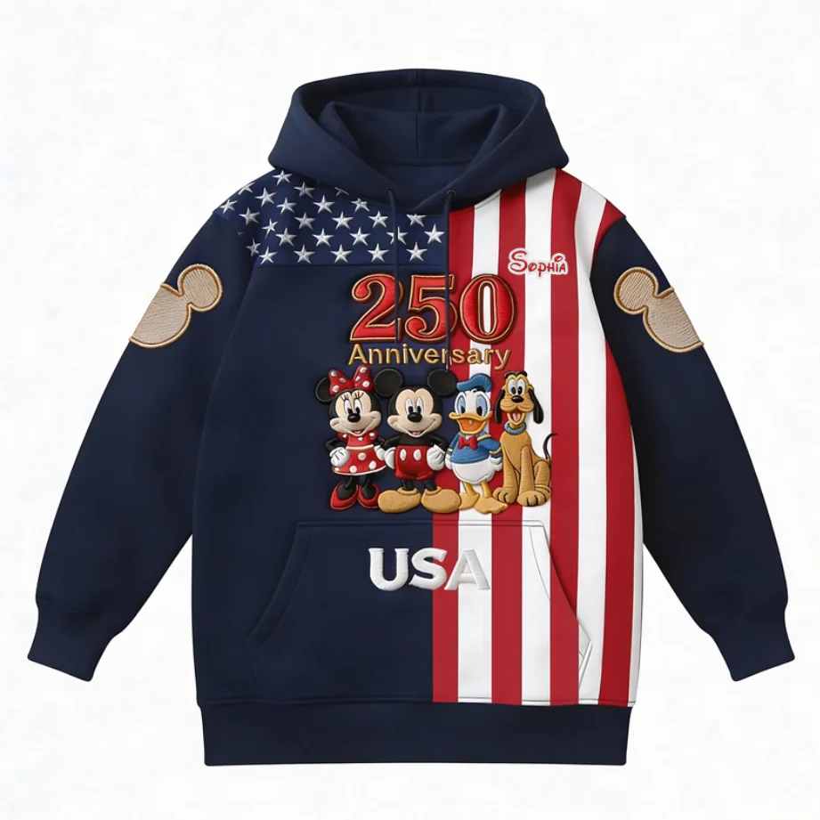 MkMo 250th Anniversary With Funny Friends - Personalized All Over Shirt - Independence Gift For Movie Fans - Image 6