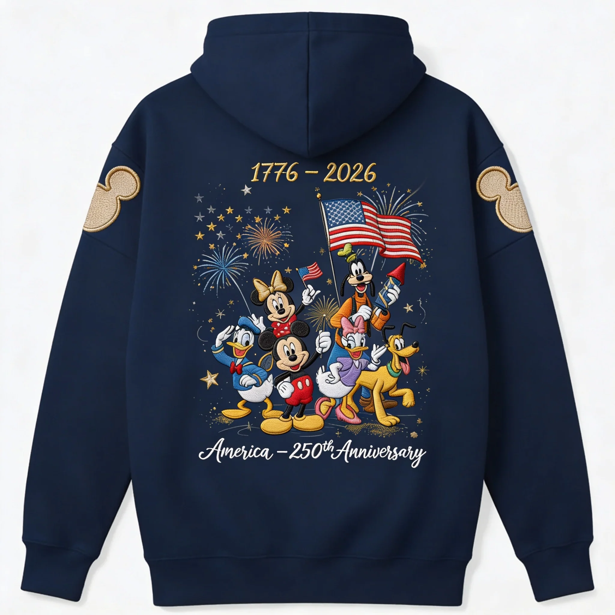 MkMo 250th Anniversary With Funny Friends - Personalized All Over Shirt - Independence Gift For Movie Fans - Image 7