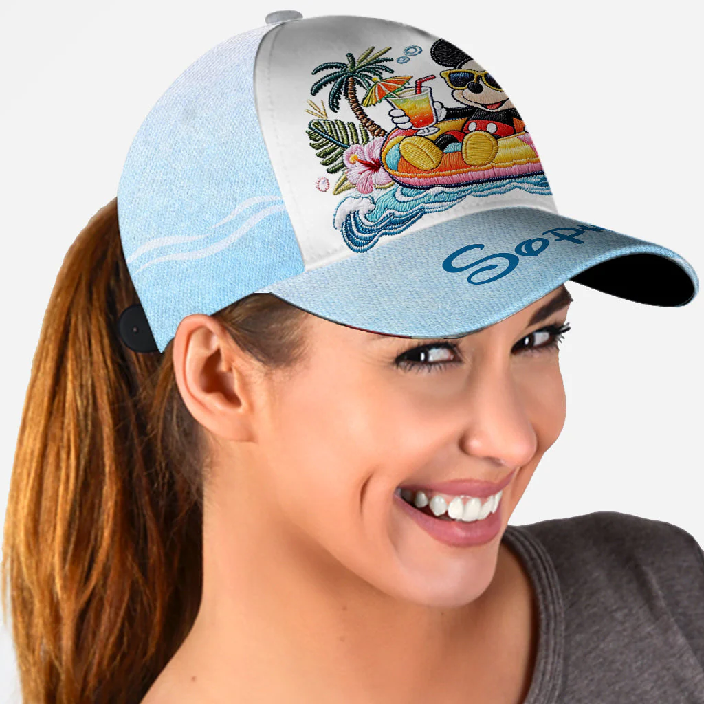 MkMo Back To The Ocean - Personalized Classic Cap - Gift For Beach Lovers, Travel Lovers - Image 3