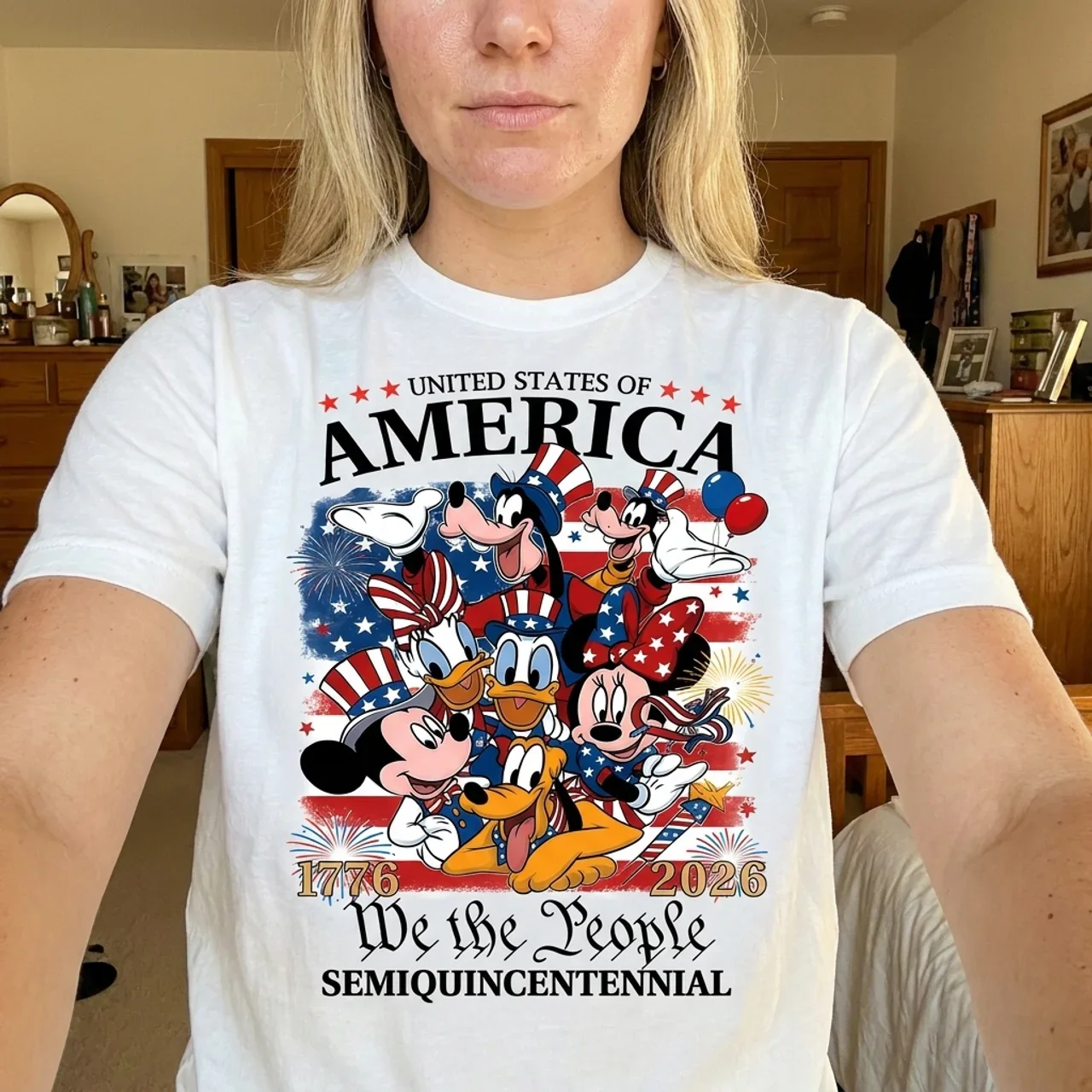 MkMo Celebrate 250 Years Of America Freedom - Personalized Shirt - Gift For Patriots NL122 - Image 2