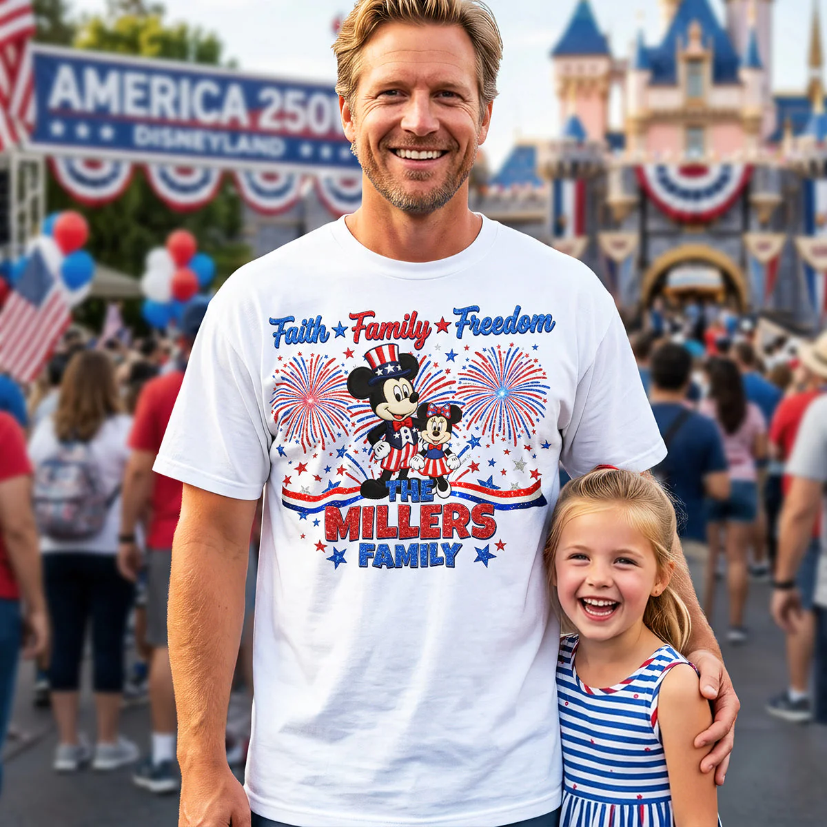 MkMo Celebrate 4th Of July - Personalized Shirt - Gift For Patriots, Family - Image 2