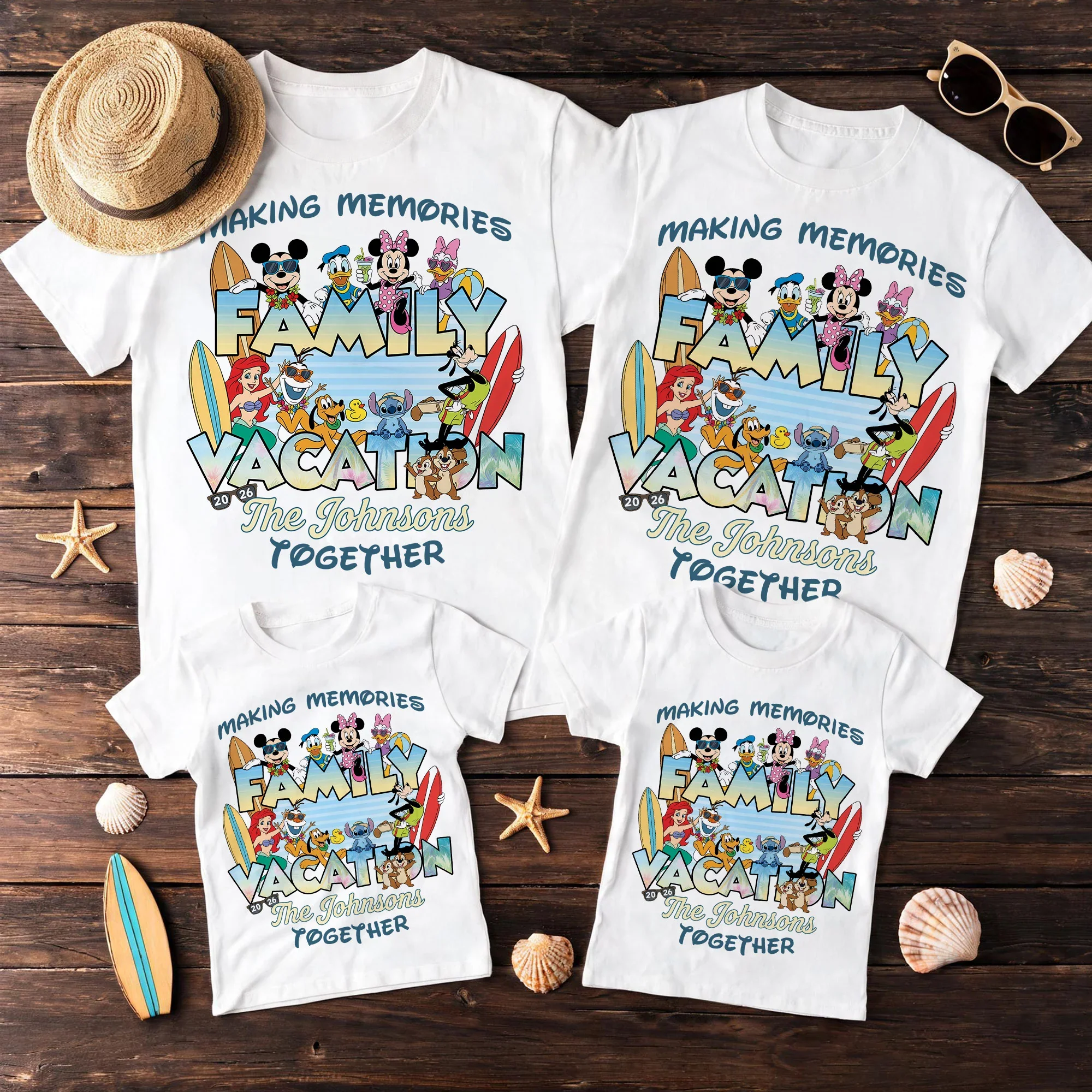 MkMo Family Vacation - Personalized Shirt - Gift For Family, Travellers