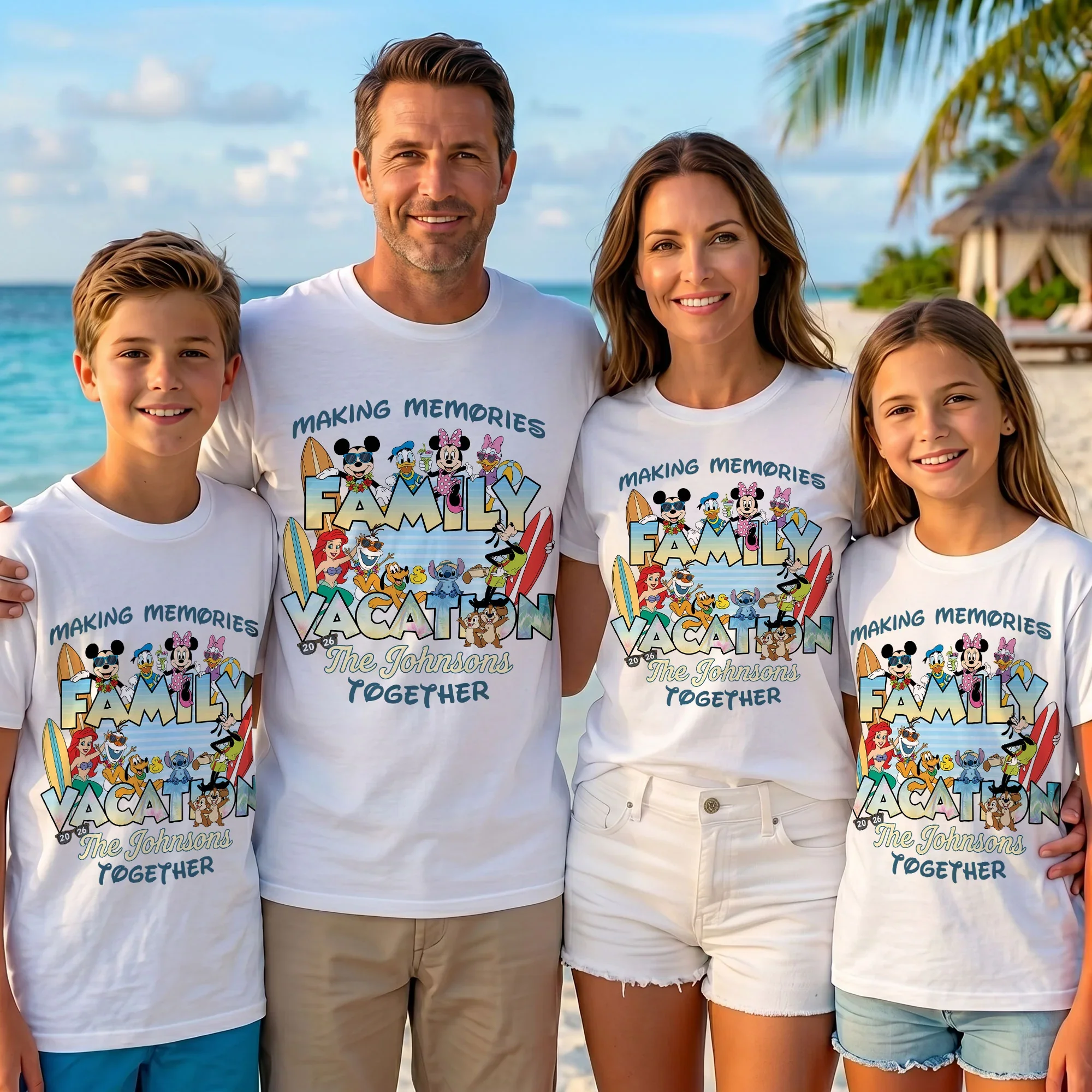 MkMo Family Vacation - Personalized Shirt - Gift For Family, Travellers - Image 2
