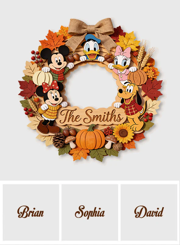 MkMo Hello Fall - Personalized Custom Shaped Wood Sign - Gift For Movie Fans - Image 4