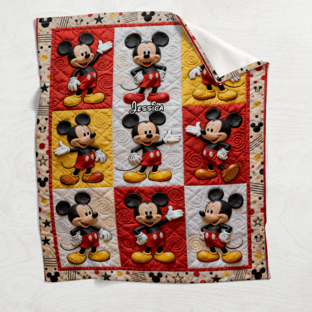 MkMo Just A Girl Who Loves Magic Mouse - Personalized Blanket - Christmas Gift For Her HH01 - Image 4