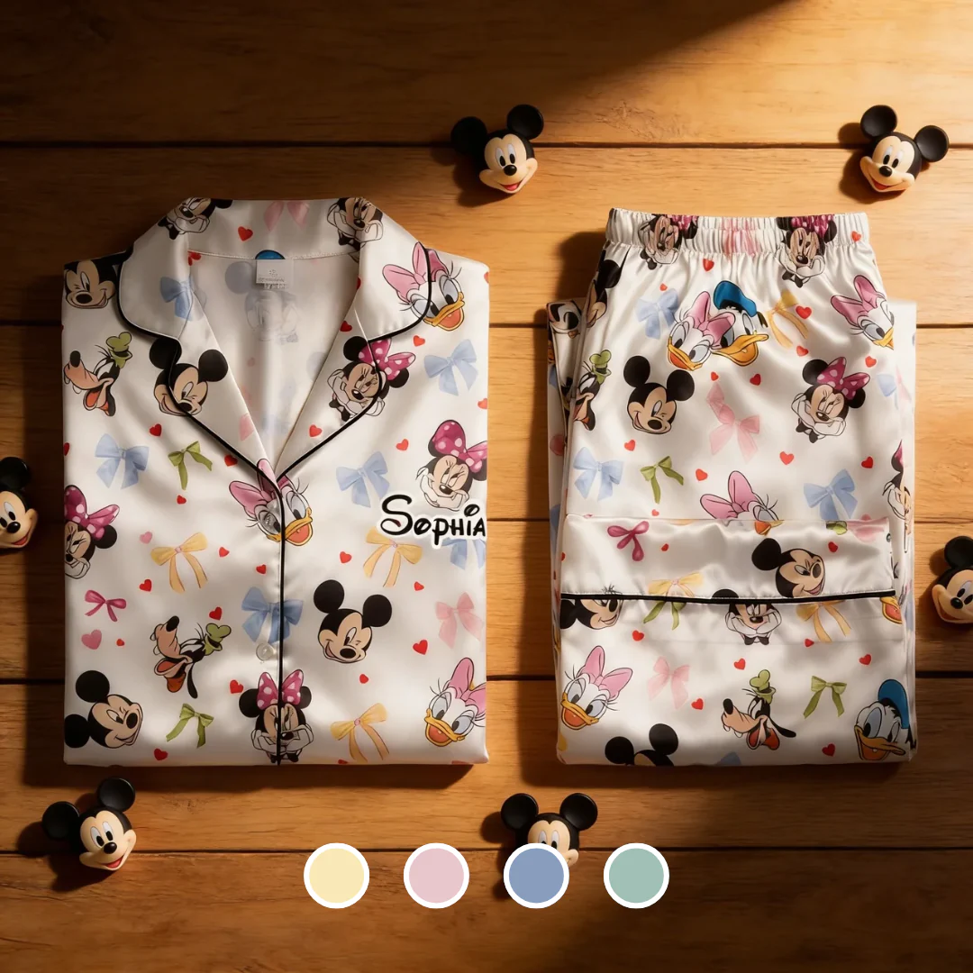 MkMo Just A Girl Who Loves Magic Mouse - Personalized Pajama - Gift For Her, Movie Fans HH01