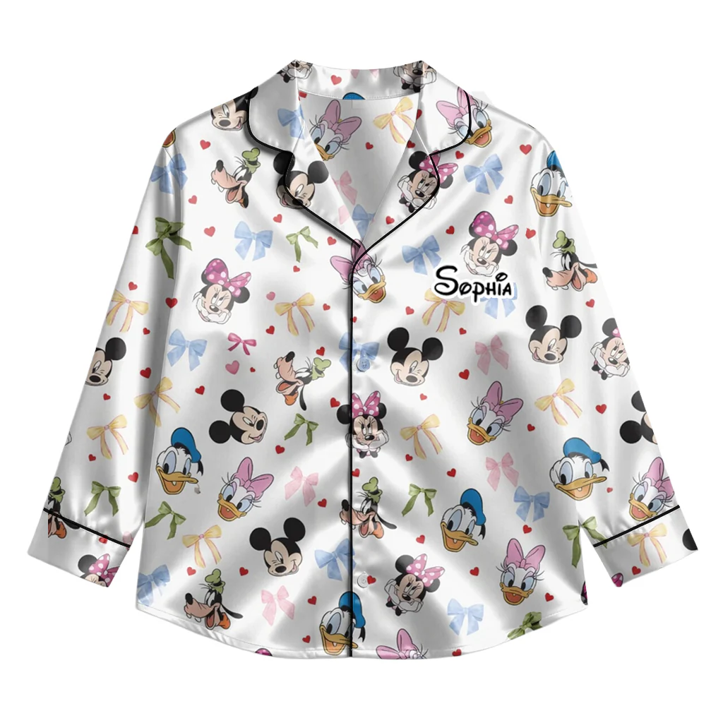 MkMo Just A Girl Who Loves Magic Mouse - Personalized Pajama - Gift For Her, Movie Fans HH01 - Image 5