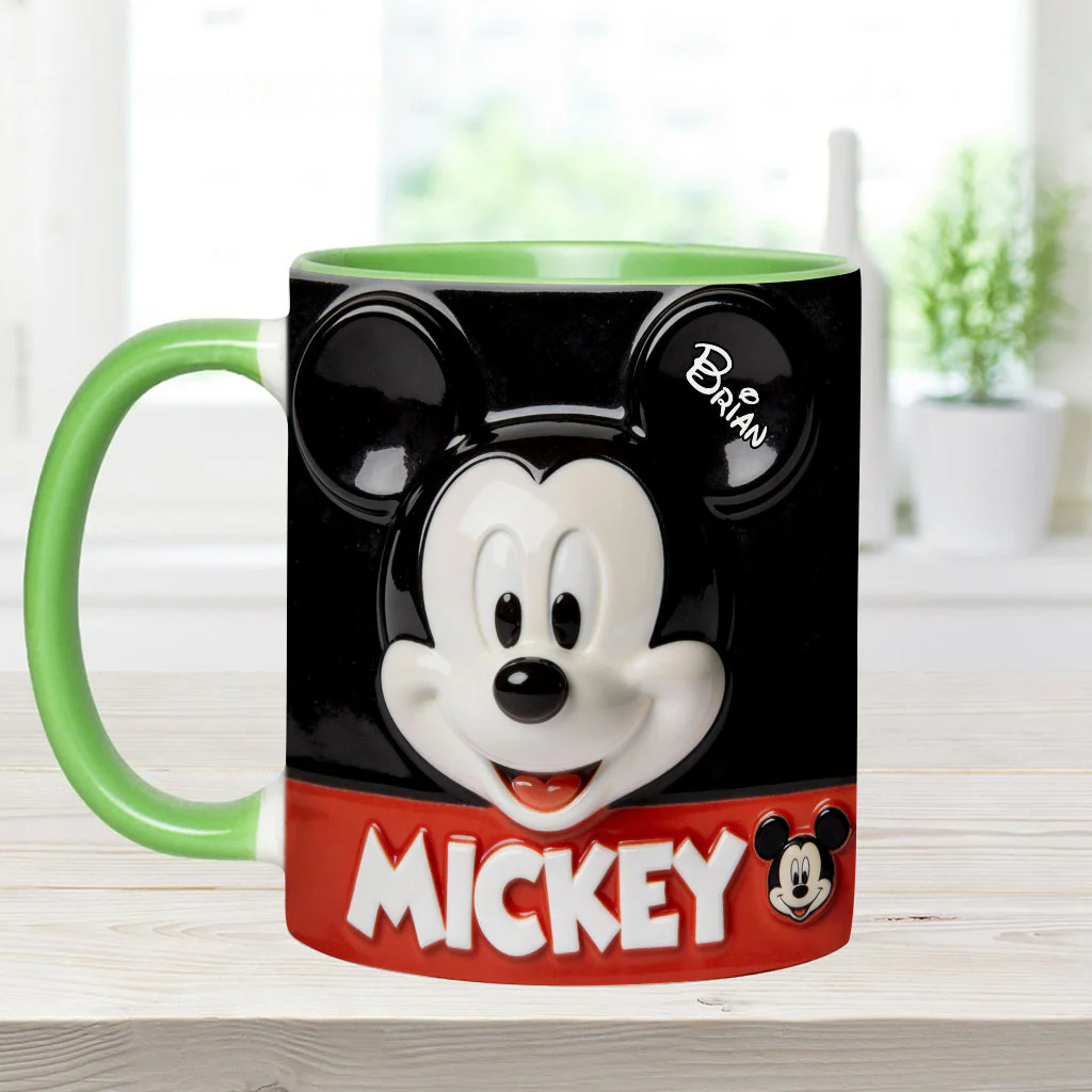 MkMo Just Love Magic Mouse - Personalized Accent Mug - Gift For Movie Fans NL122 - Image 7