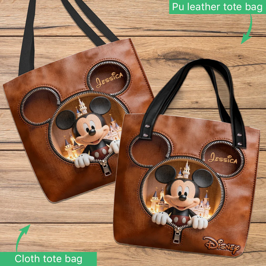 MkMo Just Loves Magic Mouse - Personalized Tote Bag - Gift For Fan Movies HH01 - Image 4