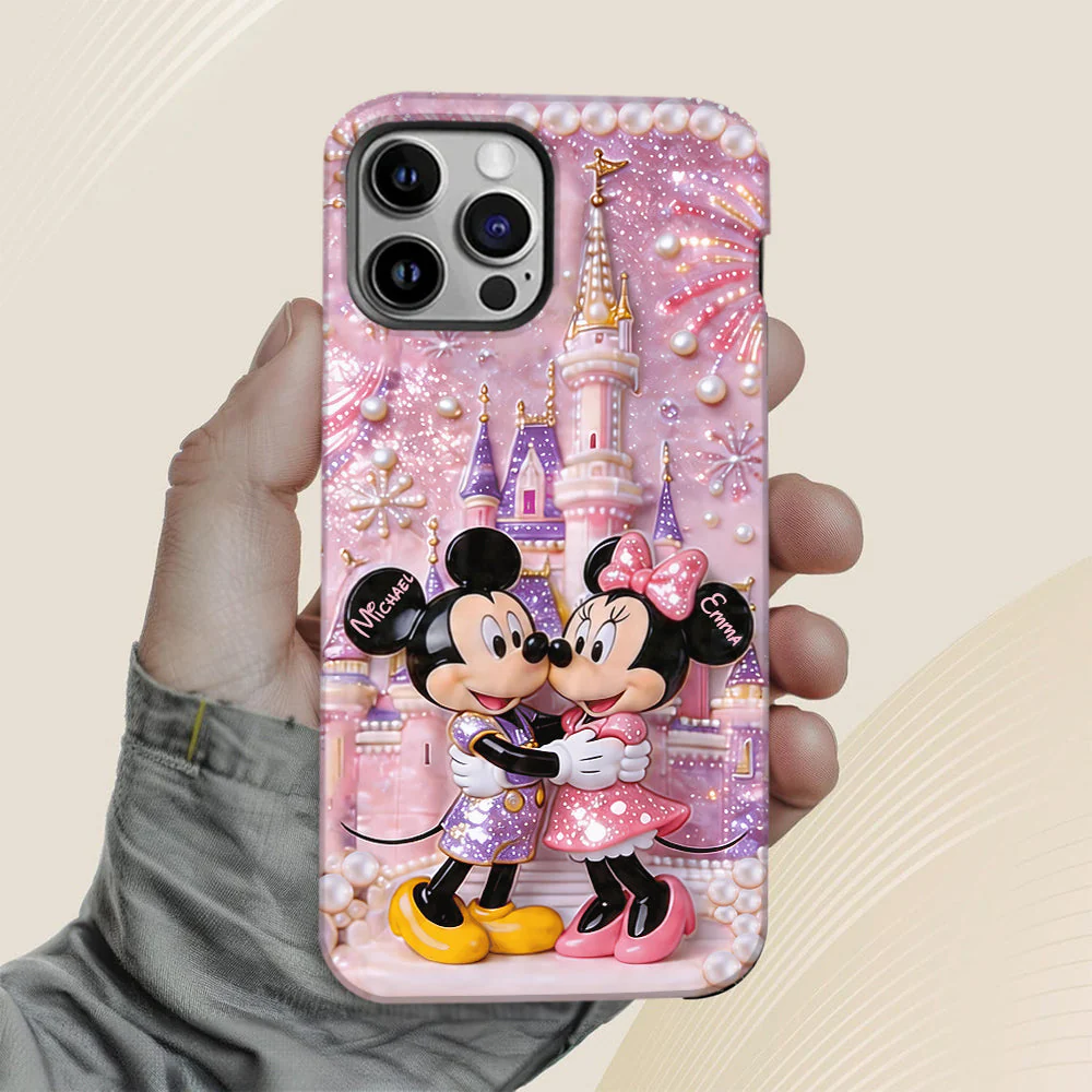 MkMo Magic Castle With Magic Mouse - Personalized Phone Case - Gift For Couple, Movie Fans - Image 5