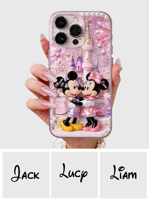 MkMo Magic Castle With Magic Mouse - Personalized Phone Case - Gift For Couple, Movie Fans - Image 6