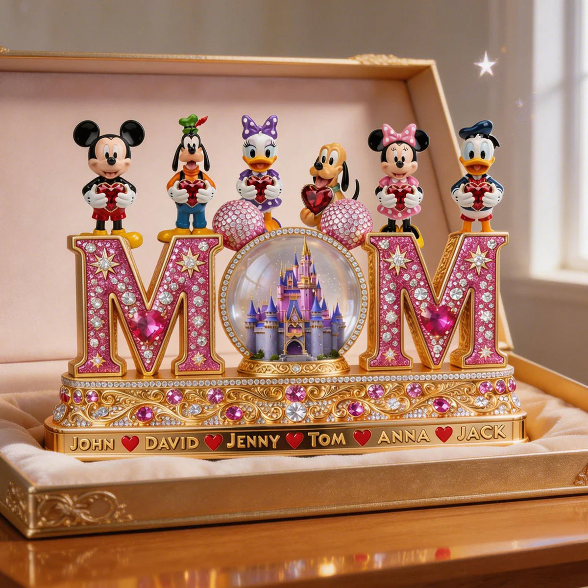 MkMo Magic Mouse Best Mom In Castle - Personalized Acrylic Plaque - Gift For Mom, Movie Fans - Image 2