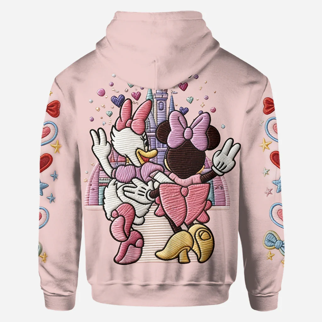 MkMo Magic Mouse Besties Forever - Personalized All Over Shirt - Gift For Her, Movie Fans NL122 - Image 4